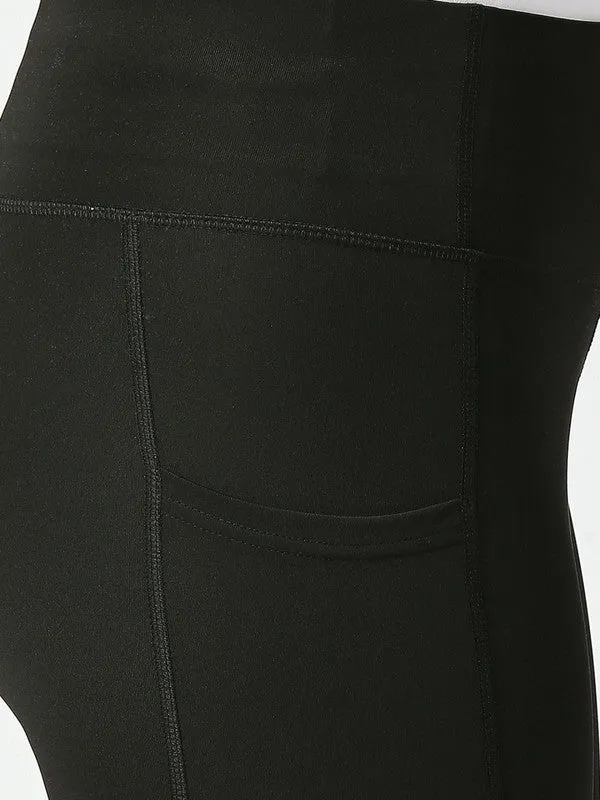 Women Black Solid Track Pant & Joggers - PLY OFF TRACK-BK