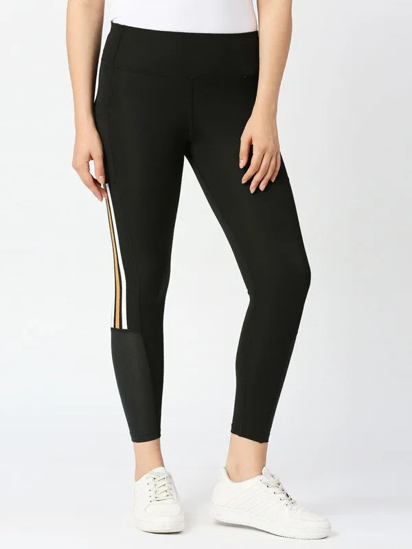 Women Black Solid Track Pant & Joggers - PLY OFF TRACK-BK