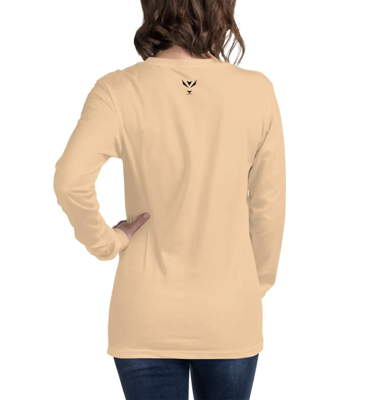 Women Fitness Activewear UI Stay Wild Lion Long Sleeve Tee