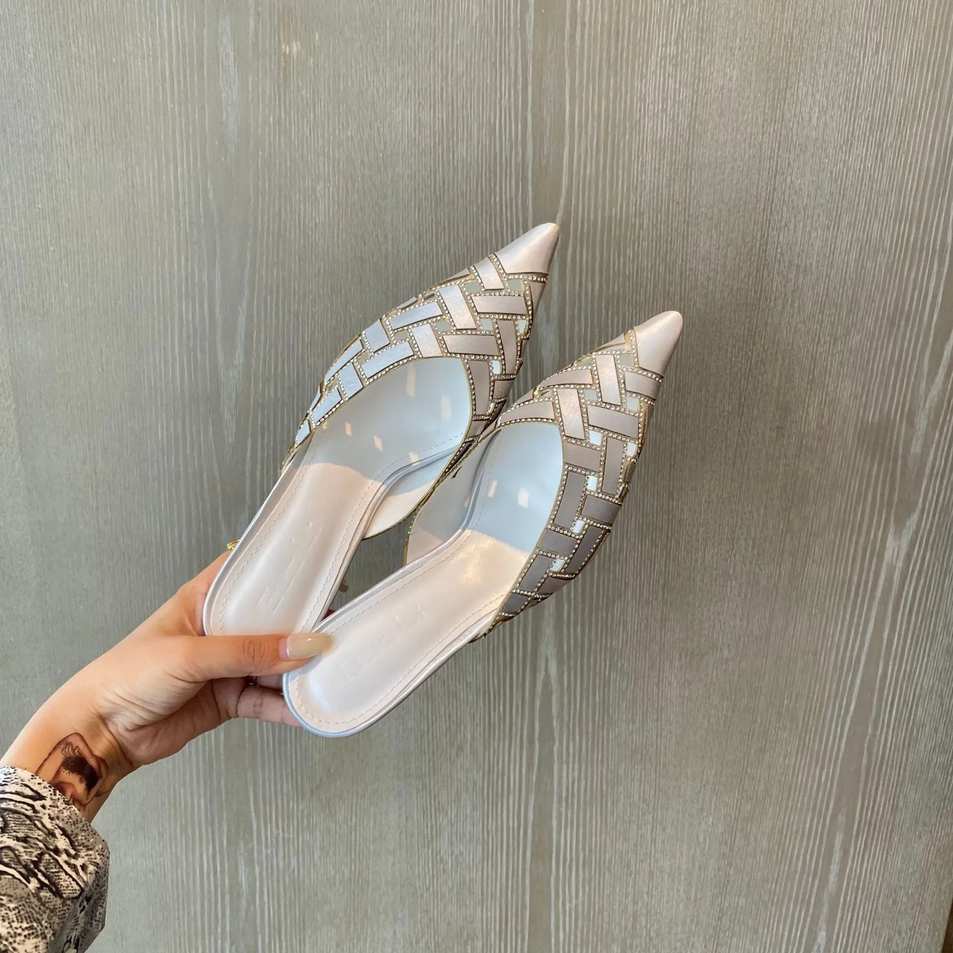 Women Rhinestone Elegant Outsides Sandals