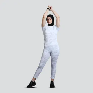 Women’s Camo Activewear Tracksuit - White
