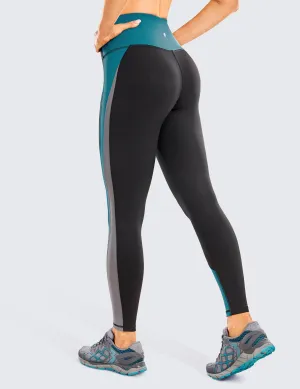 Women's Color Block High Waist Yoga Leggings