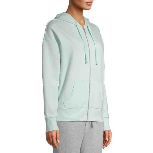 Women's Eddie Bauer Super Soft Full Zip Black Hoodie