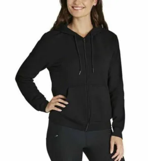 Women's Eddie Bauer Super Soft Full Zip Black Hoodie