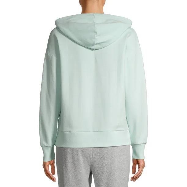 Women's Eddie Bauer Super Soft Full Zip Black Hoodie