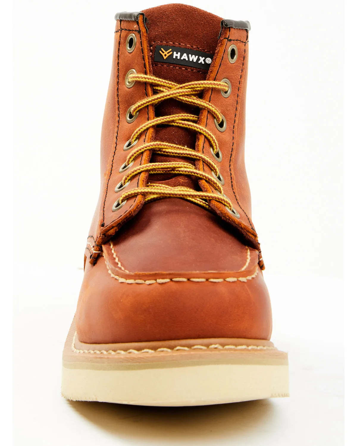 Women's Gradient Lace-Up Work Boots - Soft Toe