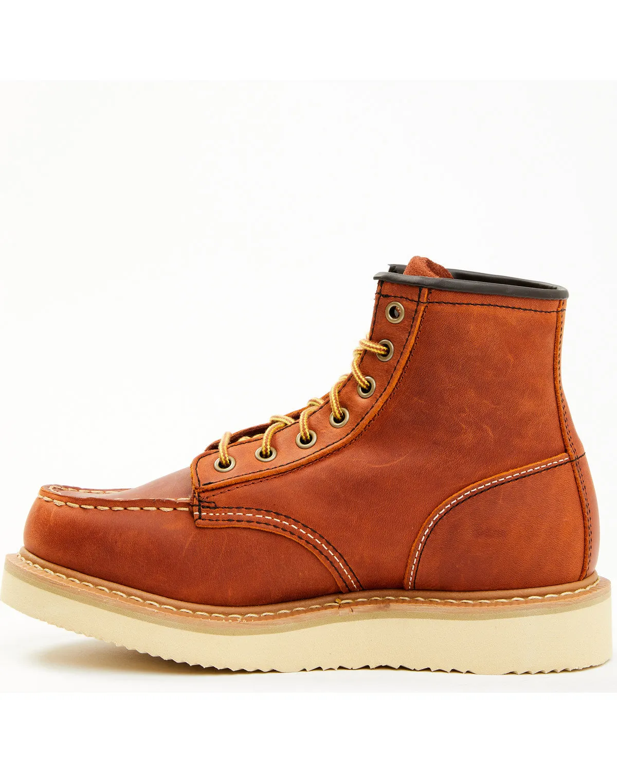 Women's Gradient Lace-Up Work Boots - Soft Toe