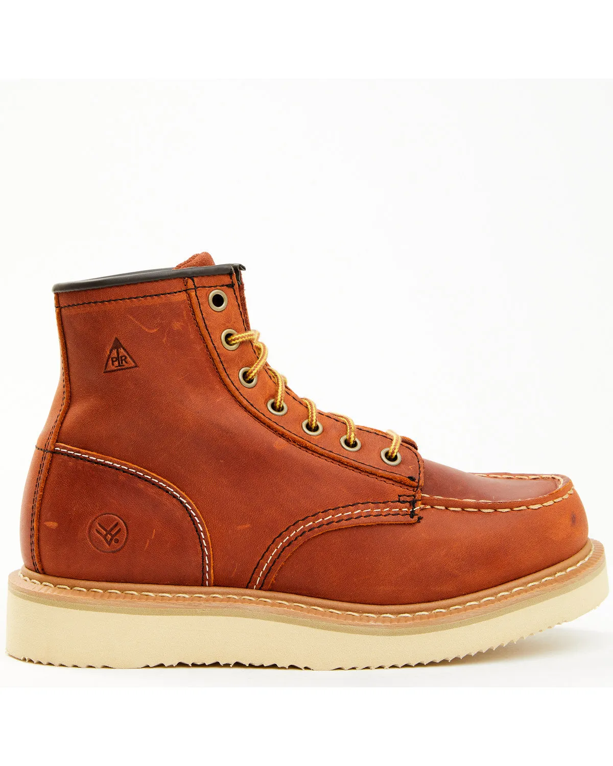 Women's Gradient Lace-Up Work Boots - Soft Toe