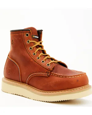 Women's Gradient Lace-Up Work Boots - Soft Toe