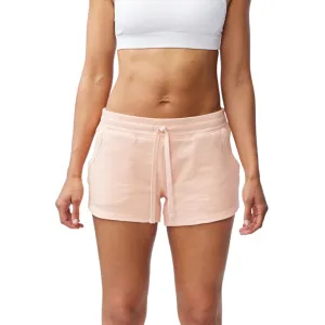 Women's Relaxed Fit Pink Shorts with Pockets - Perfect for Lounge & Activewear