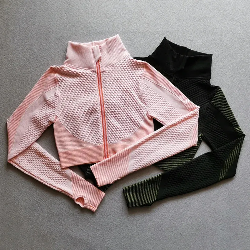 Women's Seamless Long Sleeve Yoga Top
