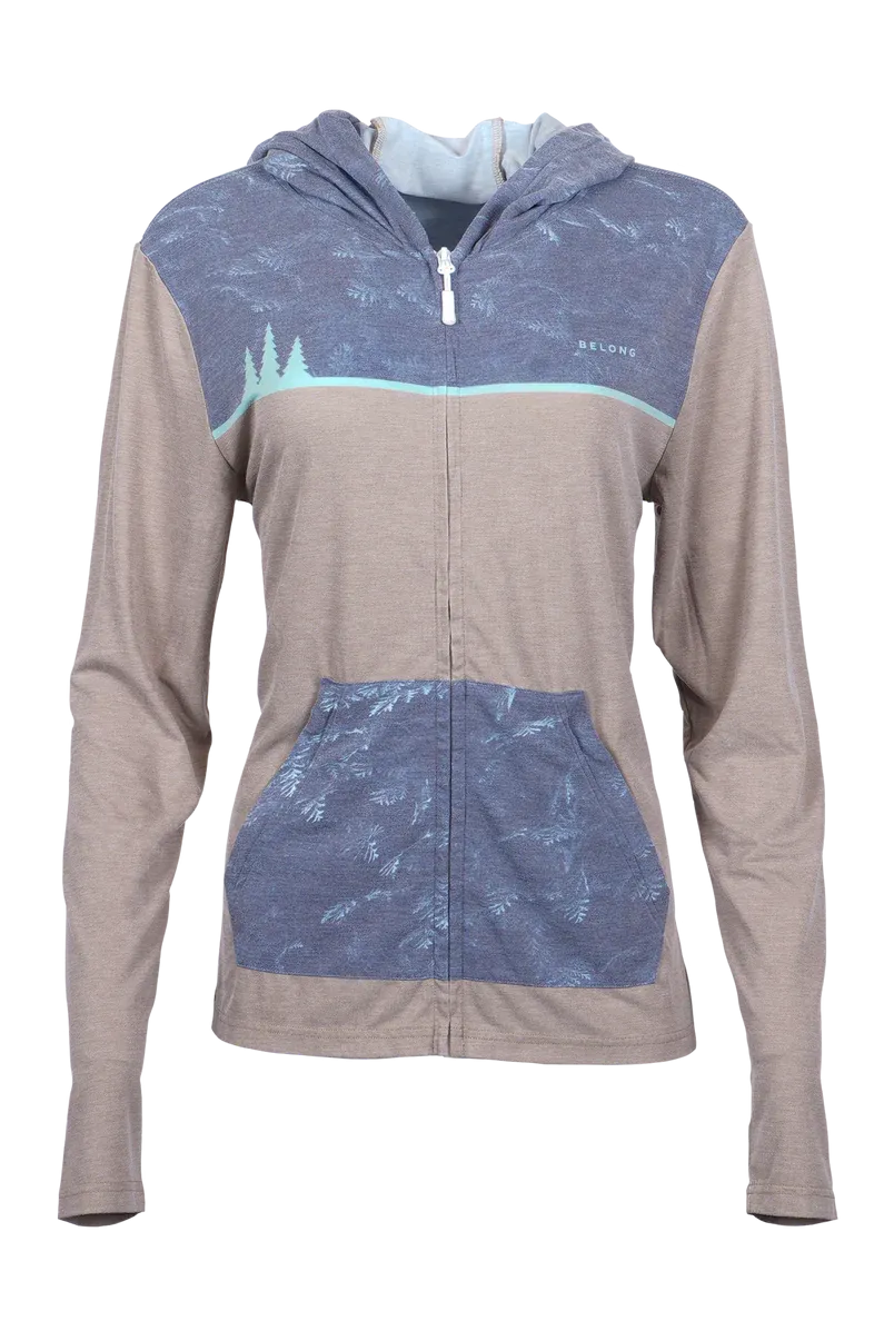 Women's Traverse Tek Hoodie- Alpine Brown
