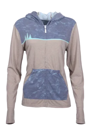 Women's Traverse Tek Hoodie- Alpine Brown