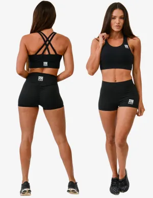 Workout Set | Crop Top & Scrunch Bum Shorts