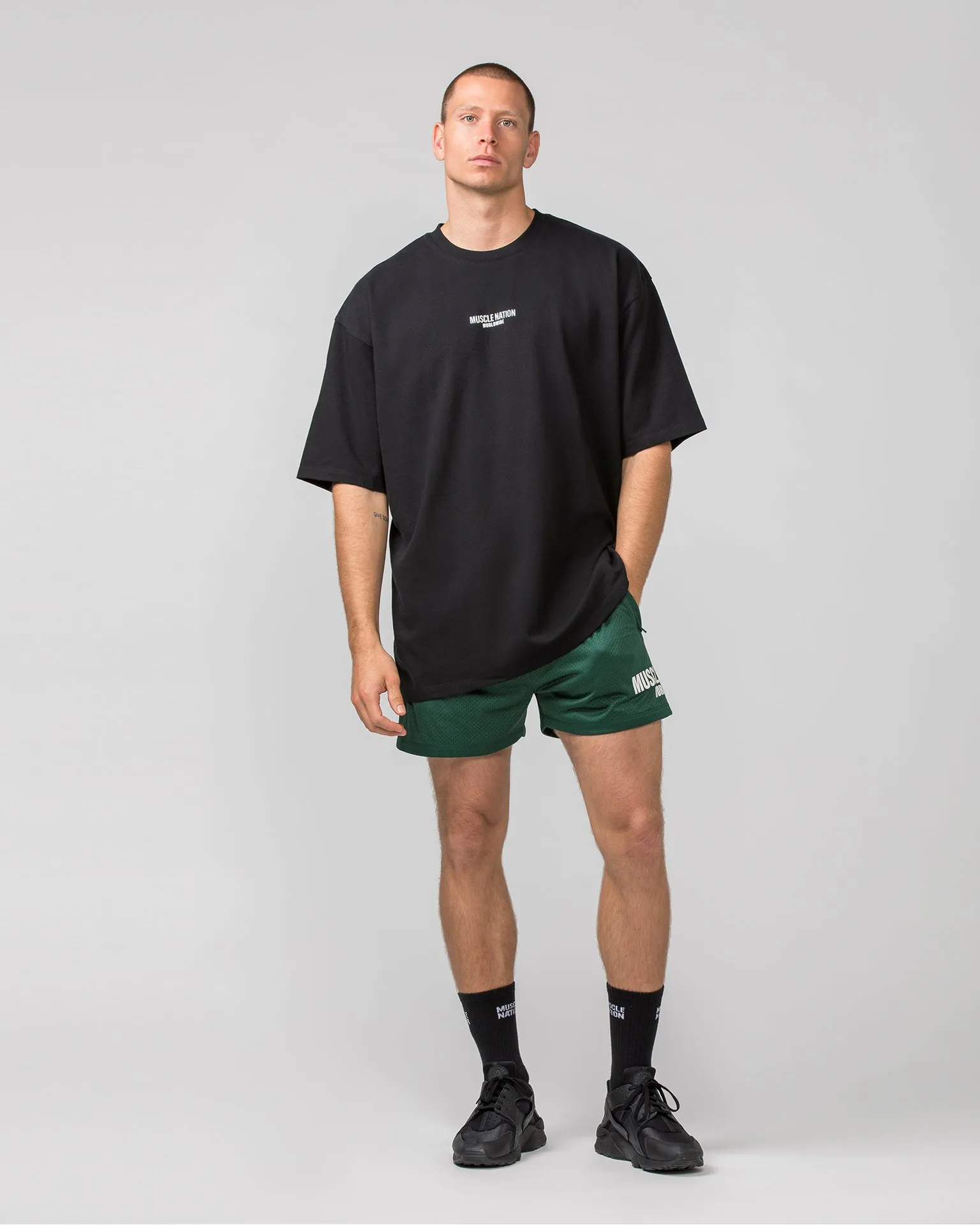 Worldwide Lay Up 3.5'' Shorts - Forest Green