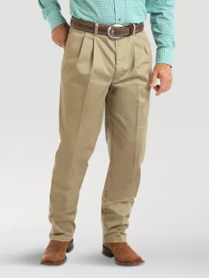 Wrangler Men's Pleated Front Relaxed Fit Pant STYLE 00097KH