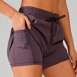 Yoga Shorts Women Fitness Top - Spandex Neon Elastic Running Workout Short Leggings for Ladies, Gym Sport Shorts Fitness Sportswear