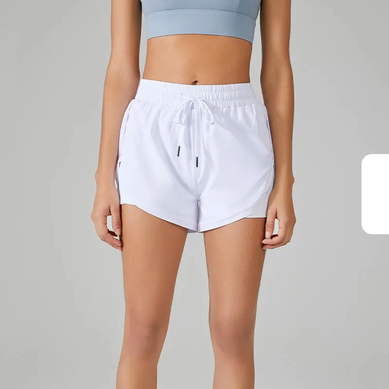 Yoga Shorts Women Fitness Top - Spandex Neon Elastic Running Workout Short Leggings for Ladies, Gym Sport Shorts Fitness Sportswear