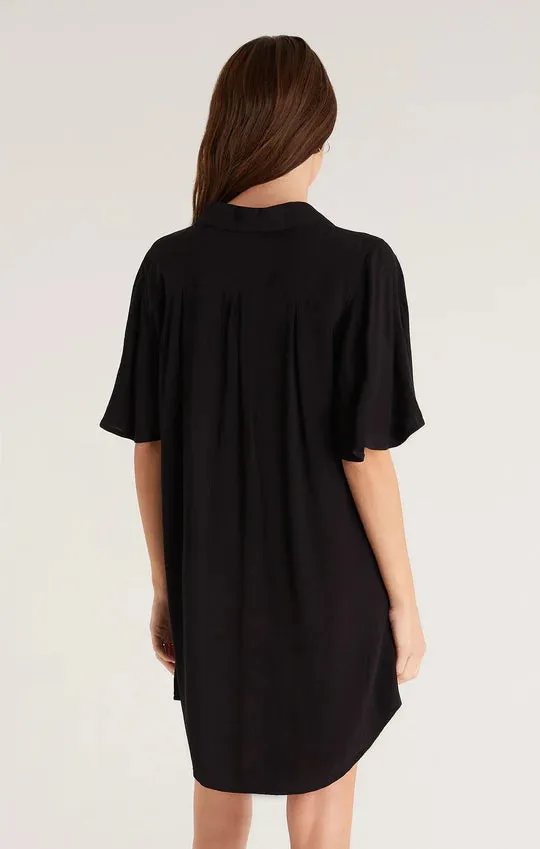 Z Supply Jayce Button Down Mini Shirt Dress