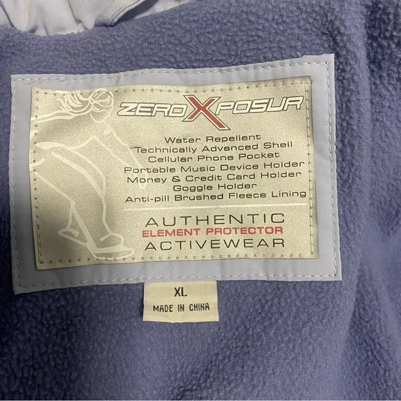 ZeroXposur Reversible Heavyweight Jacket (XL) Water Repellent Advanced Shell