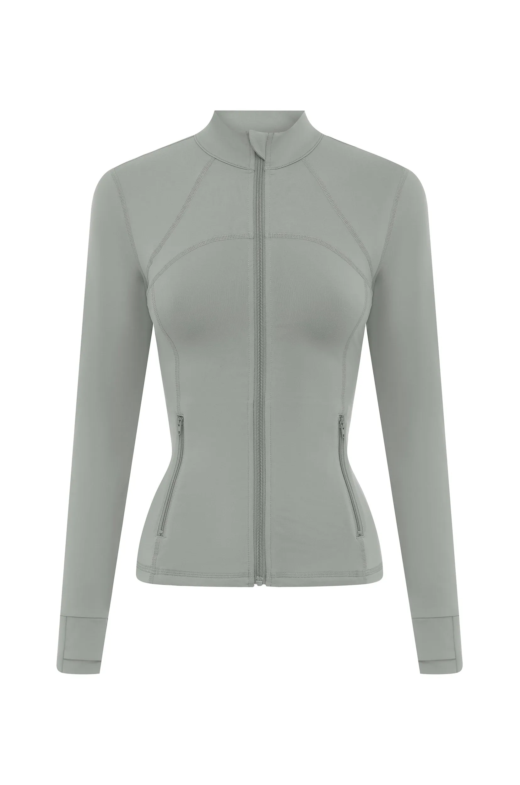 Zip Jacket - Light Grey