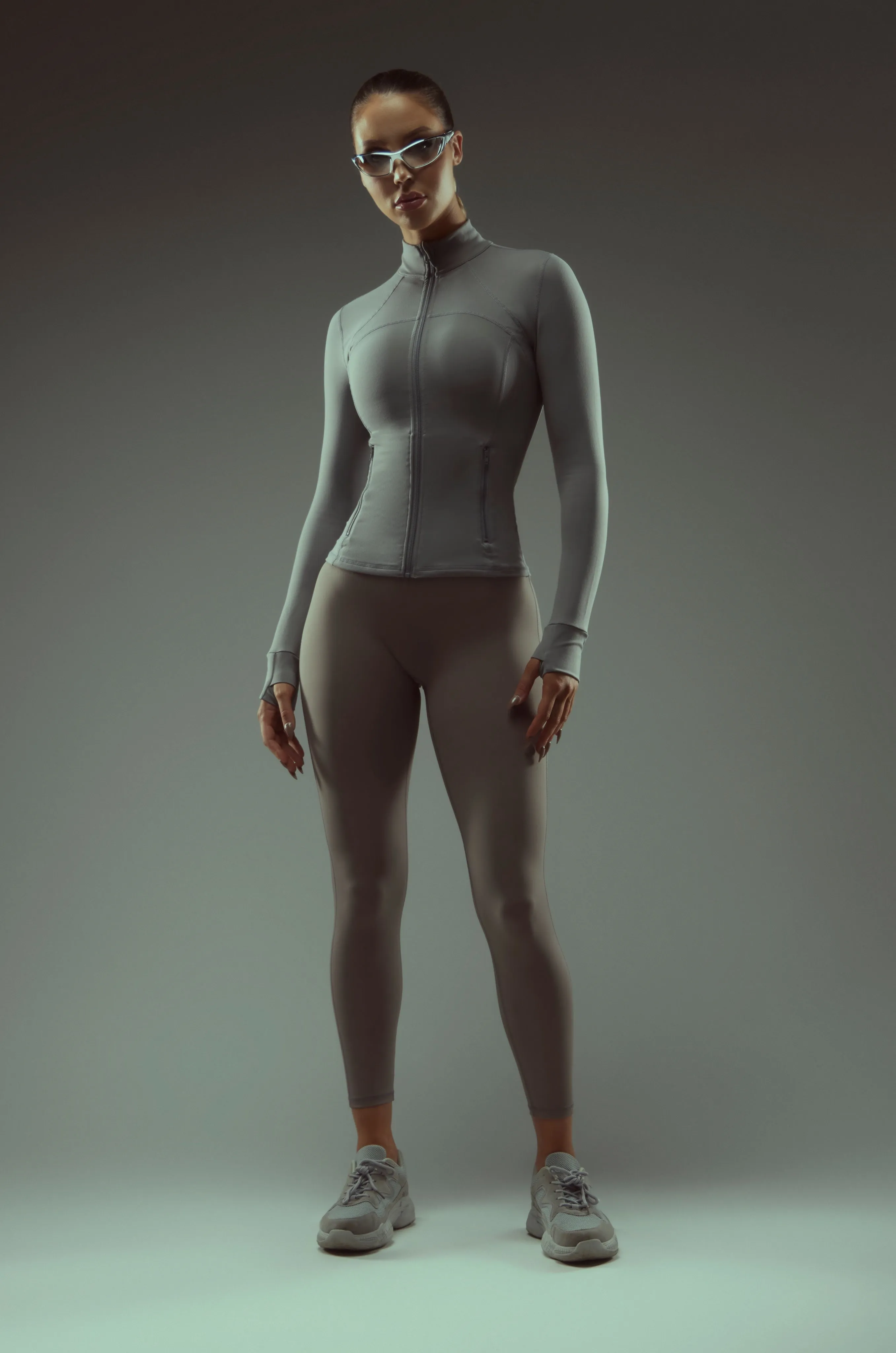 Zip Jacket - Light Grey