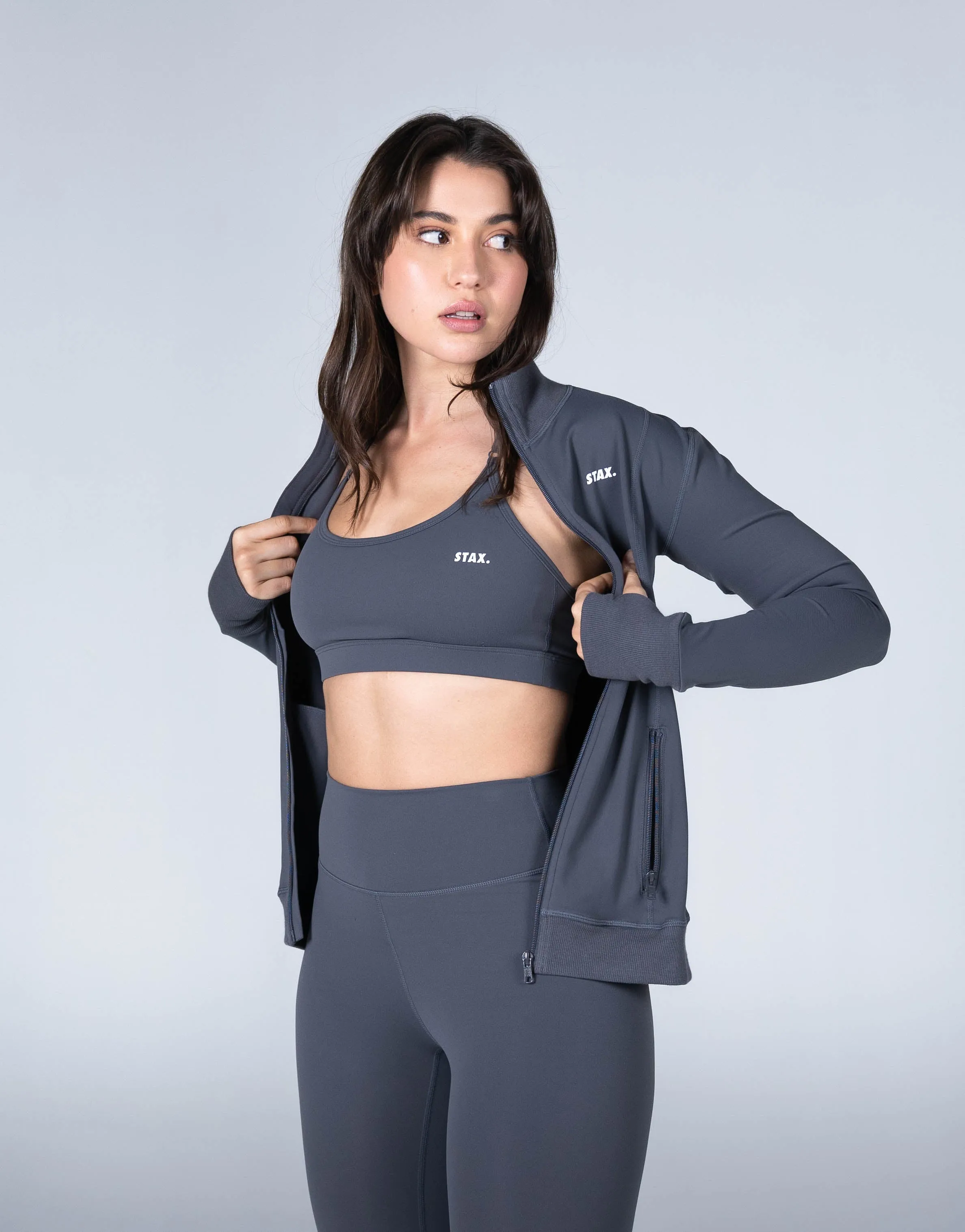 Zip Jacket NANDEX ™ - Charcoal Grey