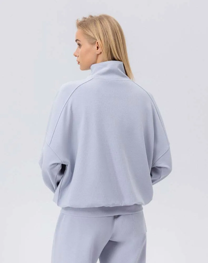 Zip Workout Hoodless Sweatshirt