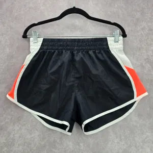 Zone Pro Black Orange Running Jogger Activewear Shorts Bottoms Pants Medium